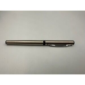 Pentel Sign Pen Brushed Stainless Steel Vintage Refillable MG8 Ink
